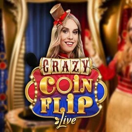 Crazy Coin Flip slot logo by Evolution at Gransino CasinoCrazy Coin Flip
