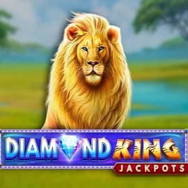 Diamond King Jackpots logo by SpinPlay Games at Gransino Casino