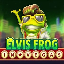 Elvis Frog In Vegas slot visual from BGAMING available on gransincasino.com
