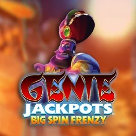 Genie Jackpots: Big Spin Frenzy online game logo by Blueprint Gaming on gransincasino.com