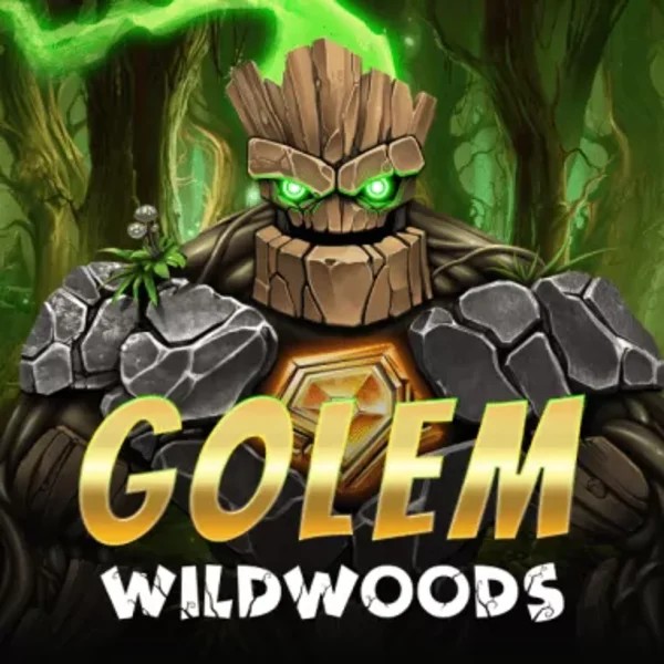Golem Wildwoods slot logo by BF Games at Gransino Casino