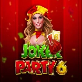Joker Party 6 slot visual from Greentube available on gransincasino.com