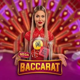 Mega Baccarat casino game by Pragmatic Play – featured logo at Gransino Casino