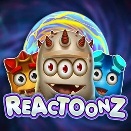 Slots logo of Reactoonz from Play'n GO at Gransino Casino