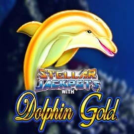 Dolphin Gold with Stellar Jackpots logo – Jackpots by Lightning Box Game at Gransino Casino