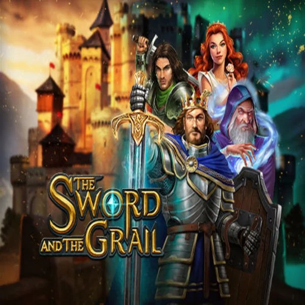 Official Slots logo: The Sword and the Grail by Play'n GO at Gransino Casino